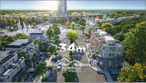 căn xẻ khe 3 mặt thoáng đại lộ âu cơ 34 m, gần ngay quảng trường và chung cư