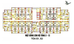 bán căn hộ 1pn toà e2 chung cư kcn hoà khánh - sổ sang tên ngay