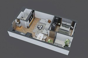 giá rẻ vô địch - chỉ với 800tr sở hữu căn hộ him lam center park an hồng 1pn +1 đa tiện ích nội khu