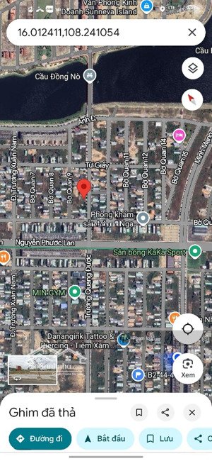 bán lô đất kinh doanh đẹp nhất nam hòa xuân đường trương quang được, b2 20 điện âm đông nam