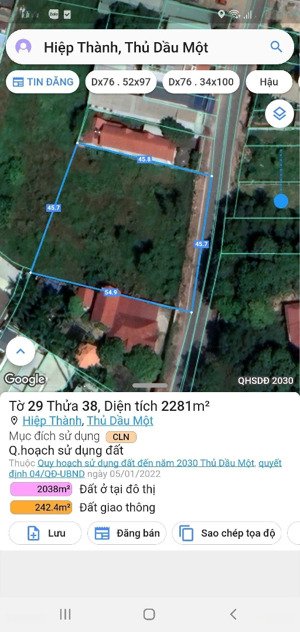 mặt tiền hoàng hoa thám nối dài ( đường liên phường hiệp thành-phú lợi ) 8x45, 10x45, 15x45, 20x45