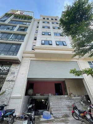 duy tân bán toà building 9 tầng thông sàn có hầm đường lớn sầm uất dt155m2 mt8,5m 98 tỷ