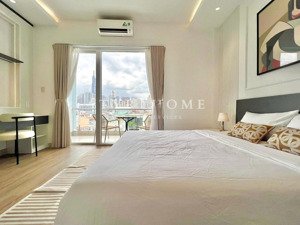 căn hộmới cao cấp tách bếp balcon view sịn _cầu thị nghè- đại học uef, hồng bàng - bình thạnh