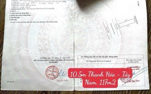chủ gởi bán đất đường 10,5m thanh hóa - hòa xuân - hướng tây nam , vị trí đẹp , kinh doanh tốt .