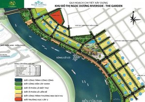 Chào Bán Biệt Thự Mặt Sông Cổ Cò Tại Ngọc Dương Riverside, 30 Triệu / M2, 377 M2, Mặt Tiền 15m
