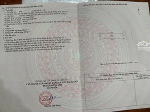 bán đất đấu giá x9 tại cán khê, đông anh, hà nội, giá chỉ với 95 triệu / m2, diện tích 114 m2