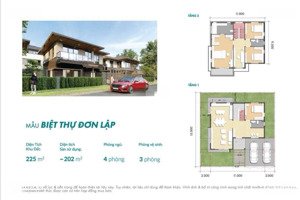 biệt thự đơn lập waterpoint hàng chủ đầu tư 225m2 (15x15) sau ưu đãi 11 tỷ 3 thanh toán tiến độ