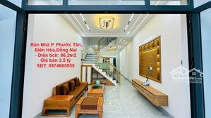 nhà đẹp -giá tốt bán nhà 4x22m 3 tầng 4 phòng ngủ full nội thất p. phước tân, biên hòa,đồng nai