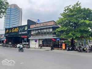 mặt tiền lô góc khủng mặt phố vũ phạm hàm - dt 85m2*2 tầng - mt 20m - nhận diện thương hiệu