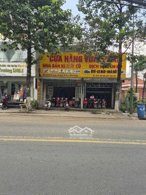 bán nhà mặt tiền bùi thị xuân, p tân đông hiệp, tp hcm. dt 113,4m2, thổ cư 74,7m2