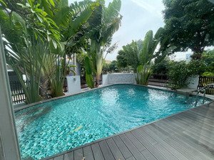 cho thuê biệt thự đơn lập có hồ bơi nam thông 1 phú mỹ hưng, full nội thất cao cấp, 5pn,