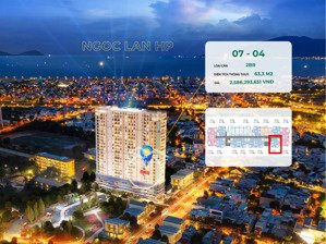 2,586 tỷ - căn 2pn mia center point - đường ngô thì nhậm - tặng quà 50tr - hỗ trợ vay