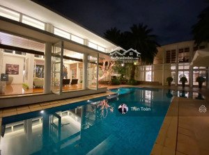 villa thảo điền - 25x23m. cn 583.5m2 - trệt+lầu+hồ bơi - 125 tỷ