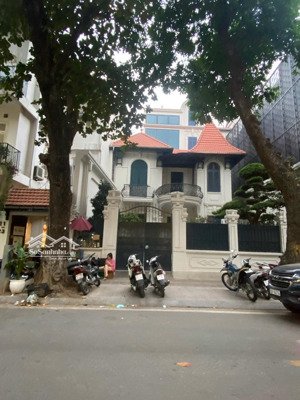 cho thuê nhà mp trần quốc hoàn, cầu giấy. mt 20m, dt 380m2, 2 tầng, kd nhà hàng, bia 