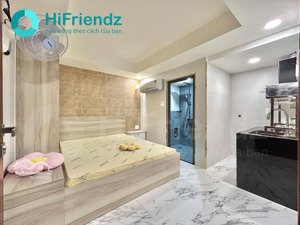 cho thuê căn hộ dịch vụ - nhà mới xây - full nội thất - gần công viên lê thị riêng