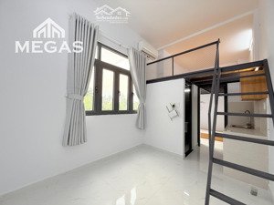 hà huy giáp - đh nguyễn tất thành, 1 phòng ngủ + 1 phòng khách + 1 phòng gác mới xây, full nội thất