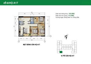 căn góc 3 ngủ 102.9m2 tầng thấp cc bca 282 nht, ký cđt, sổ lâu dài, bán giá 6,7 tỷ, đã có nội thất