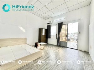 cho thuê căn hộ 1 phòng ngủ tách bếp rộng 45m2, máy giặt riêng, đại học văn hiến sát quận 10