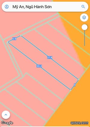 lô đất 145m2 ngang 5m võ nguyên giáp ngay cạnh bãi tắm mỹ khê , đông nam mát mẻ