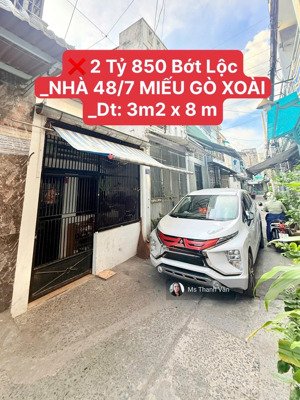 chủ bán nhà hẻm 2 xe hoi vao 48/ ..miếu gò xoài bình tân nhà 40m tiện sữa chỉ 2,85 tỷ sổ 