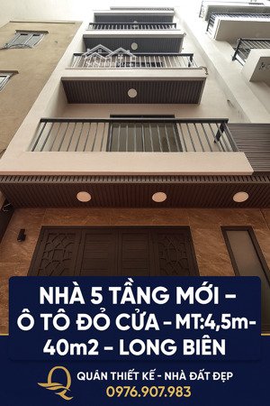 không gian chật chội- ngõ nhỏ : muốn sống an cư với căn nhà 5 tầng chăc chắn - về ở ngay-long biên