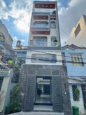 bán nhà phố sổ hồng riêng, 4.5x16, 1 trệt lửng, 3 lầu, 6.7 tỷ.