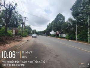 đất đẹp - mặt tiền kinh doanh nguyễn đức thuận đối diện nhà hàng happy time - hiệp thành