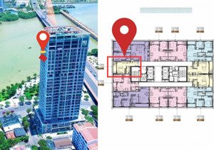 bán nhanh căn studio, view sông, pháo hoa mới da nang douwtow, chủ nhà cần bán để giá tốt, mua ngay