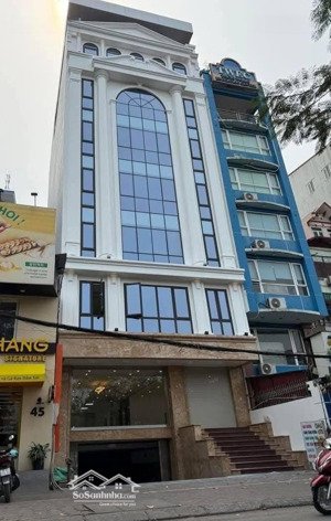 bán tòa văn phòng 603 lạc long quân, 250m2 x 9t x mt 8m, tầng hầm thang máy, 3 oto tránh