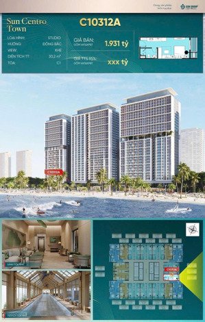 căn hộ nghĩ dưỡng sun hạ long- studio- giá chỉ từ 1.6 tỷ- ngay mặt biển- công viên sun word