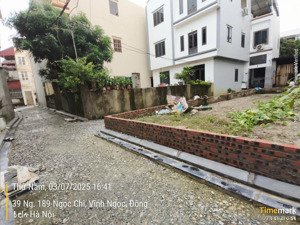 lô góc cực đẹp 2 mặt thoáng 78.5m2 ngọc chi đông anh ngõ oto gần cầu nhật tân sân bay giá đầu tư