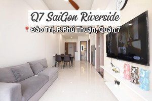 đổi nhà bán căn hộ 2 phòng ngủ q7 saigon riverside đào trí, quận 7 - dt 67m2 - view sông 3.3 tỷ