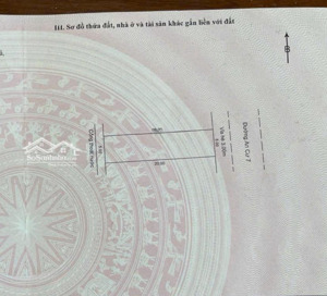 bán đất mặt tiền đường an cư 7, sau lưng công viên hồ nghinh