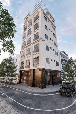 bán nhà mp nghi tàm , dt 100m 9 tầng , mt 9m , thang máy, pccc, hầm gửi xe, lô góc , vỉa hè rộng