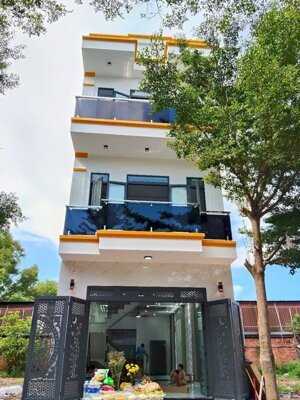 Nhà hoàn công 3 lầu gần KCN VSIP 1 Thuận An Bình Dương