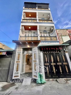 bán nhà 4 tầng mặt tiền hẻm kd buôn bán - tt.nhà bè.