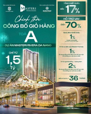 masteri đà nẵng,độc quyền giỏ hàng view pháo hoa quốc tế tòa a trục -11-12-13,giá tốt