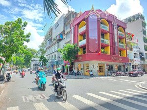 chỉ 46 tỷ! đoạn đẹp nhất - bán nhà căn góc ngã tư hậu giang f2 q6 - dt 15x8m 5 tầng hđt 180tr/th