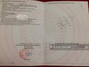 bán đất dịch vụ lại yên dt 104m2 giá đầu tư