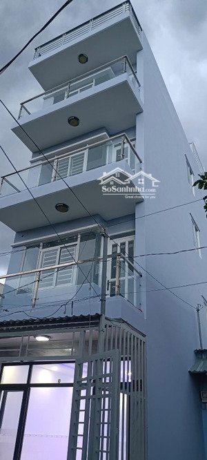 bán nhà tân thới nhất quận 12 diện tích 4x12 , nhà mới 1 trệt 4 lầu sân thượng