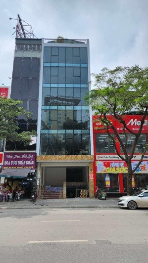 cho thuê tòa nhà mp trần duy hưng - cầu giấy. diện tích 100m x 7 tầng.mt 5m.lh 