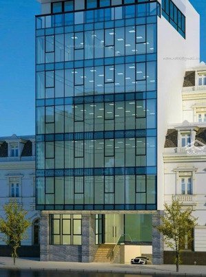 cho thuê tòa nhà mặt phố nguyễn thị định - hoàng ngân - cầu giấy.diện tích 100m x 8 tầng.mt 9m.