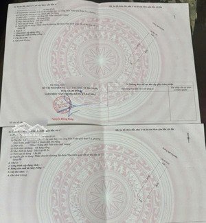 bán cặp đất ngô huy diện gần cầu hoà xuân, đối lưng trục lớn nguyễn phước lan