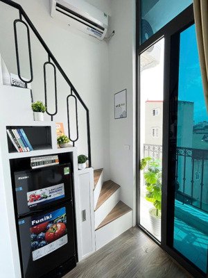 căn hộ mini duplex 35m2 có gác, có ban công đường ung văn khiêm gần đh ngoại thương, hutech, gtvt