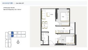 bán căn 2n dự án mipec rupik 360 - xuân thủy