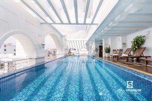 cho thuê căn hộ dịch vụ 1 phòng ngủ cao cấp theo ngày hoặc dài hạn, có hồ bơi và phòng gym