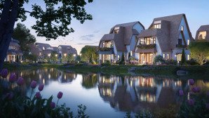 căn đơn lập 320m2 biệt thự đảo châu âu ecopark vinh - view hồ cạnh cluphouse 5 sao. chiết khấu 10%