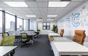 bql cho thuê vp cmc tower - duy tân - cầu giấy 100m2 200m2 sẵn nội thất cơ bản , bàn giao ngay