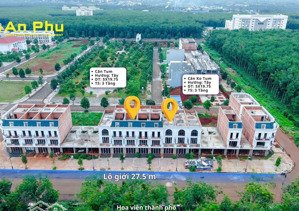 bán shophouse mặt tiền tại kđt ân phú - mặt tiền hà huy tập - tp. bmt