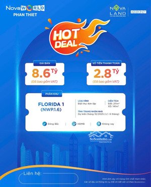 thanh toán 2,8 tỷ sở hữu ngay căn biệt thự đơn lập 200m2 novawworld phan thiết, bàn giao cuối 2026